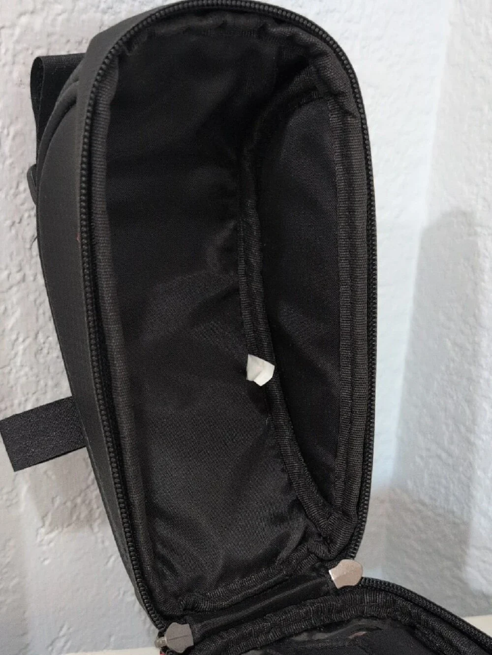Cycling Bicycle Top Tube Mounting Clear Phone Pocket Bag With Zip Storage Pouch